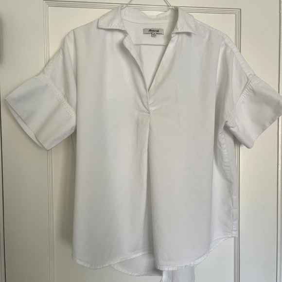 Madewell Tops - Madewell Boxy Button Back Camp Shirt | Size Small